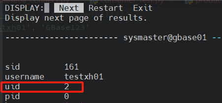 syssqltrace表中sql_uid对应的用户应该如何查找?|GBASE社区|天津南大通用数据技术股份有限公司|GBASE-致力于成为用户 ...